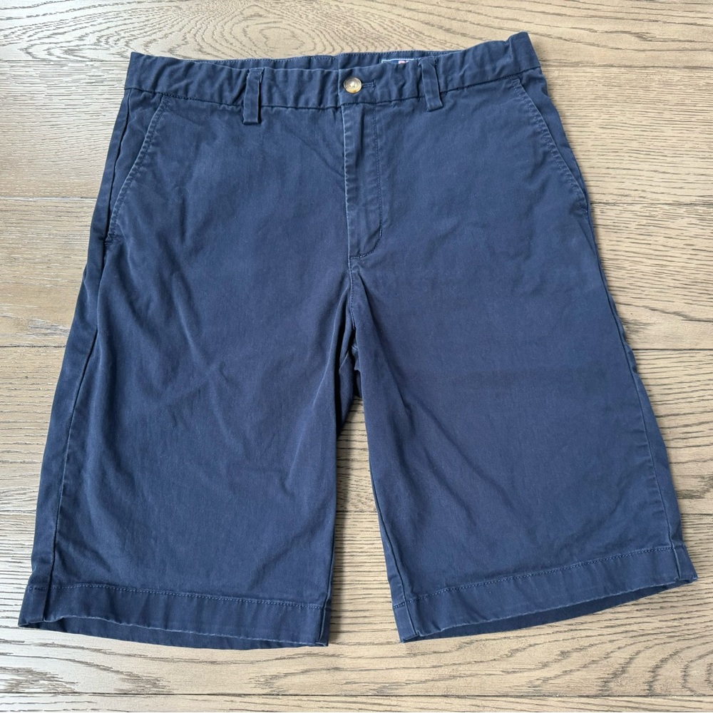 Boys Vineyard Vines Navy Shorts - Size 16 + Free Polo!